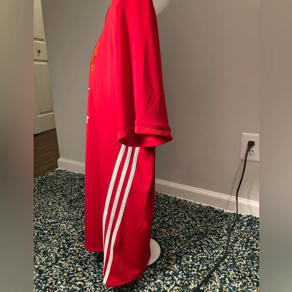 adidas vibrant red